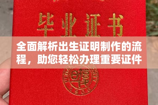 临县全面解析出生证明制作的流程，助您轻松办理重要证件