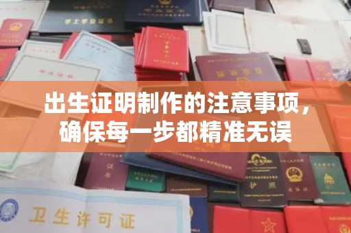临县出生证明制作的注意事项，确保每一步都精准无误