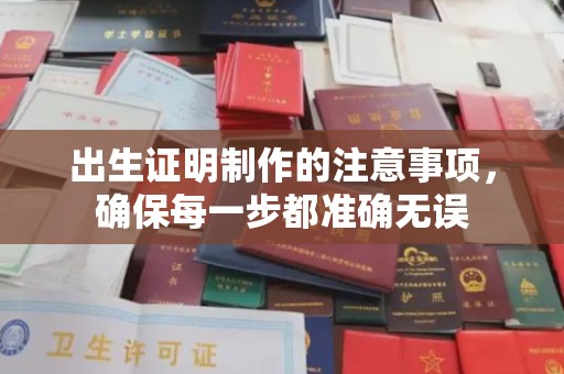 临县出生证明制作的注意事项，确保每一步都准确无误
