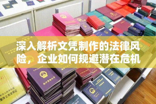 临县深入解析文凭制作的法律风险，企业如何规避潜在危机
