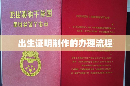 临县出生证明制作的办理流程