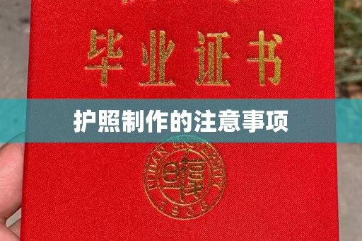 临县护照制作的注意事项